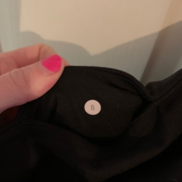Black Lululemon leggings mid rise 28” inseam - Picture 3 of 4